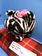 Zebra Striped Piggy Plush Bank
