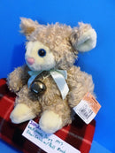 Well Made Toys Brown Lamb With Bell 1995 Plush