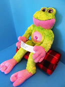 Wild Republic Green and Pink Frog 2013 Plush