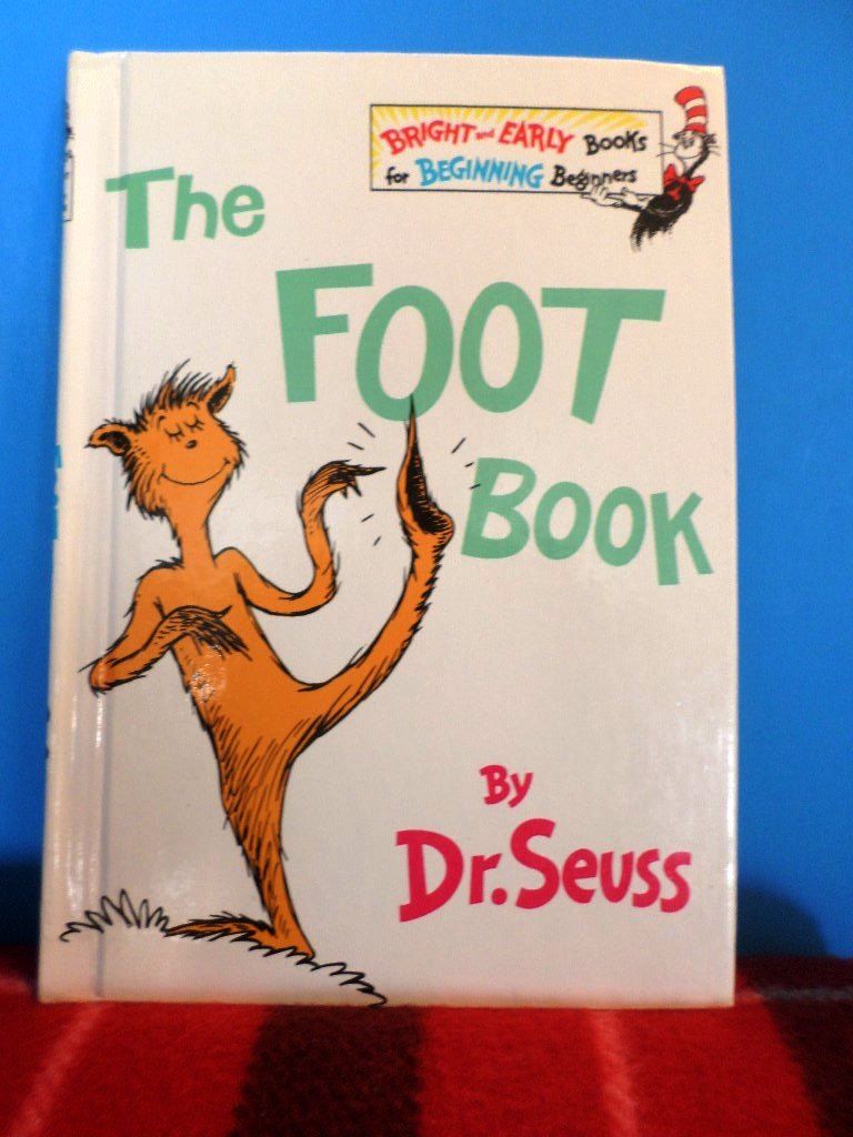 Kohl's Cares Dr. Seuss The Foot Book Orange Bear 2005 Plush and Book
