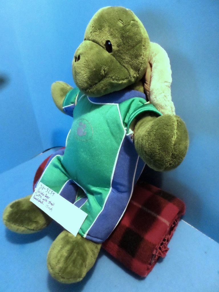 Build-A-Bear Turtle with Shell Backpack Plush