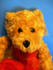 Burton and Burton Tan Teddy Bear With Red Heart Plush