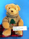 Hallmark Tan Beige Teddy Bear In Grey Sweater With X-Mas Tree Plush