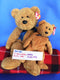 Ty Beanie Buddy 1999 and Baby 1998 Fuzz Tan Teddy Bear Beanbag Plushes