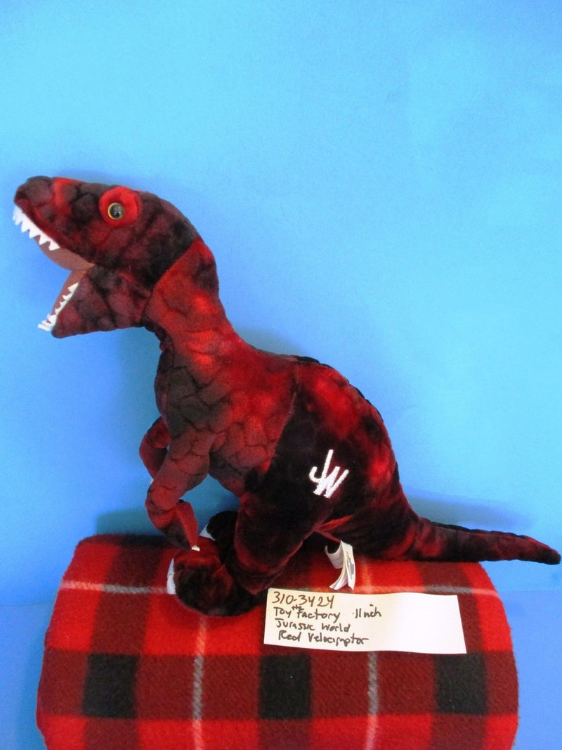 Toy Factory Jurassic World Red Velociraptor Plush