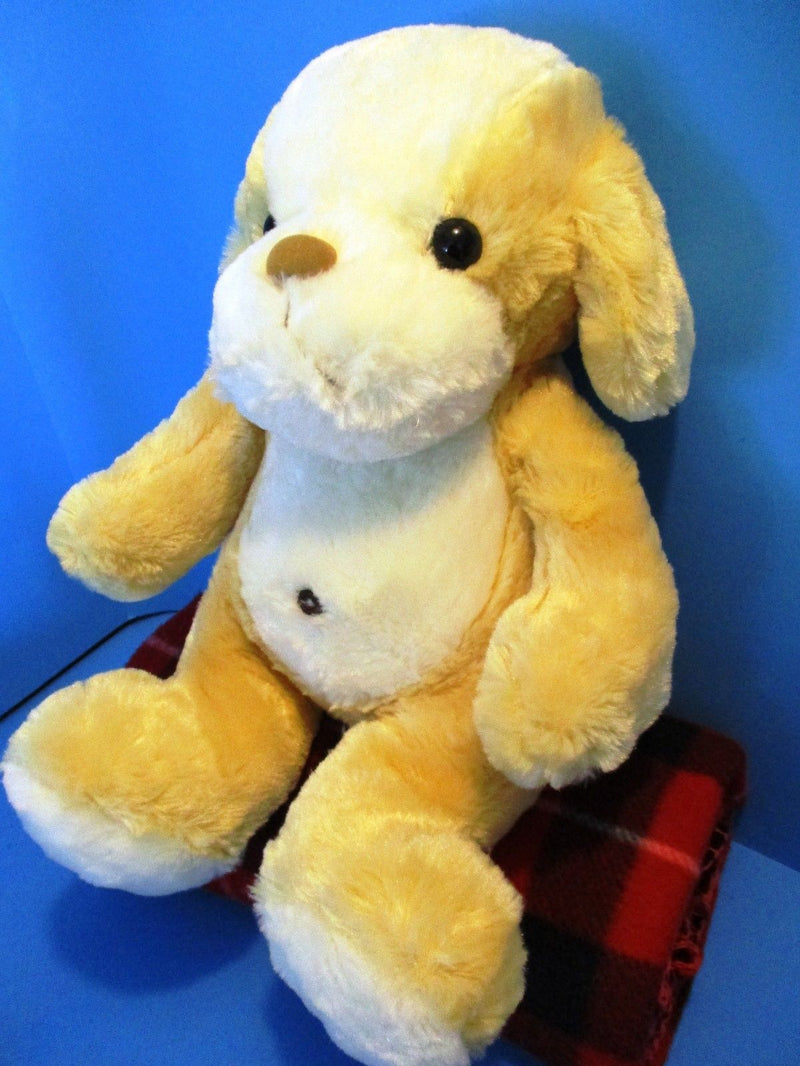 Teddy Ming Ren Bastad Tan and White Puppy Dog Plush