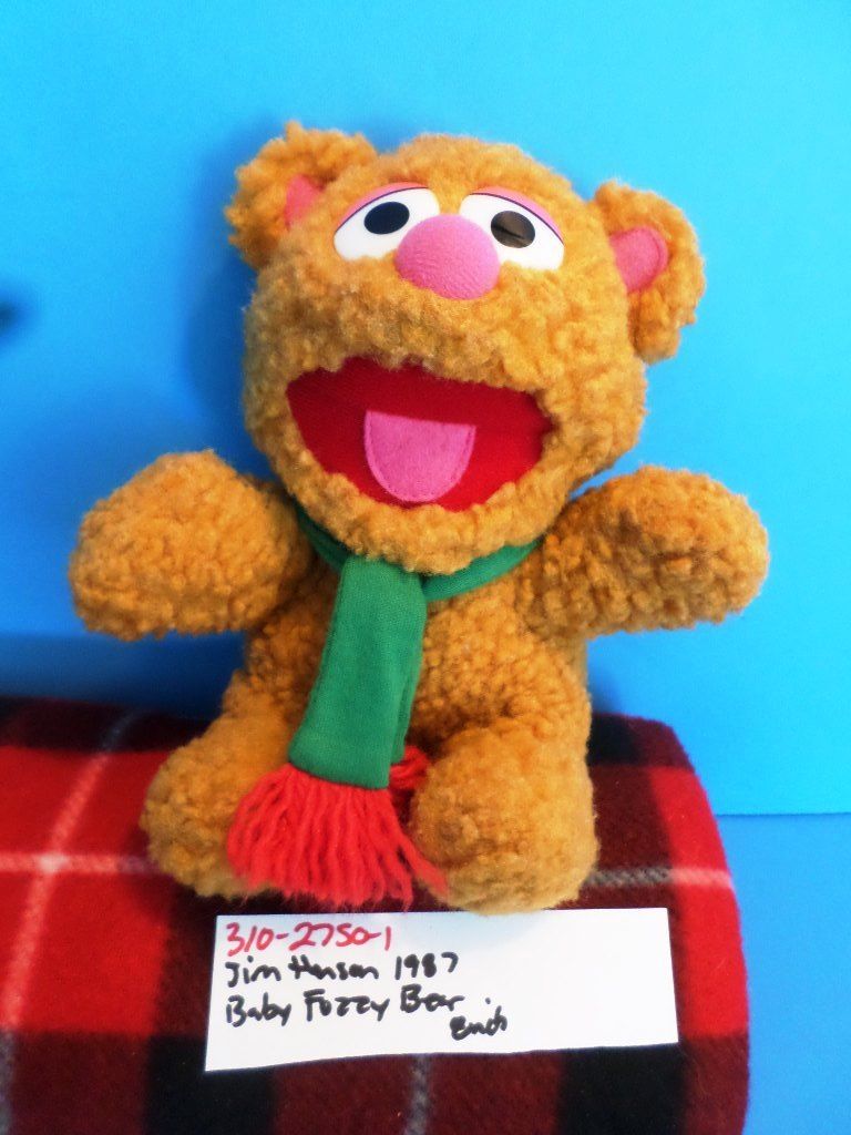 Jim Henson Baby Fozzie Bear 1987 Plush