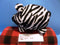 Zebra Striped Piggy Plush Bank