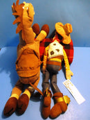 Disney Store Pixar Toy Story Woody and Bullseye Plush
