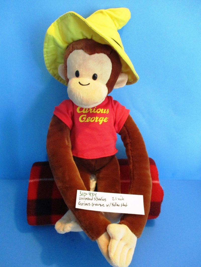 Universal Studios Curious George in Yellow Hat Plush