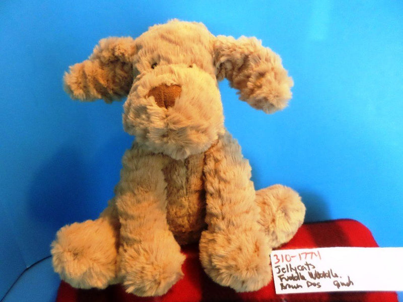 Jellycat Fuddlewuddle Tan Dog Beanbag Plush
