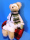Trade Secret Blizzard Tan Bear Snowsuit Beanbag Plush