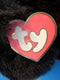 Ty Classic Shadow Black Bear 1992 Beanbag Plush