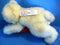 MJC Purr-fection White Bear With Black Frosted Tipped Fur 1992 Plush