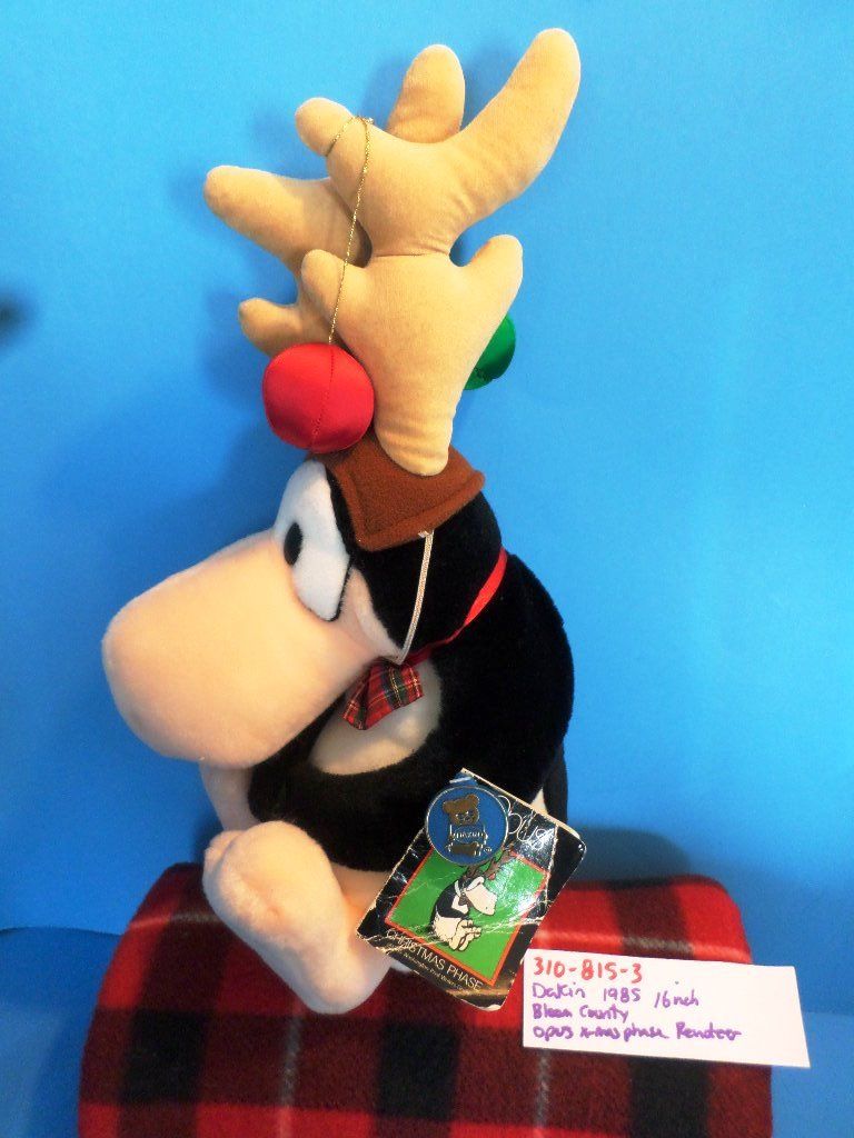 Dakin Opus The Christmas Phase Bloom County Washington Post 1985 Plush