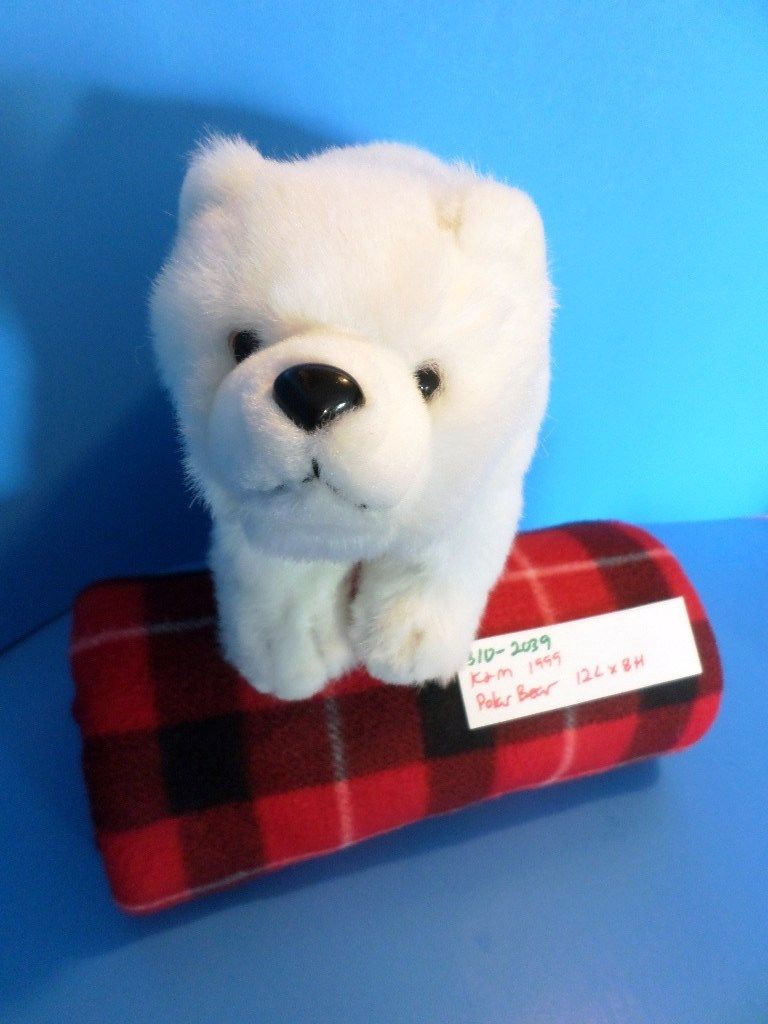 K & M Polar Bear 1999 Plush