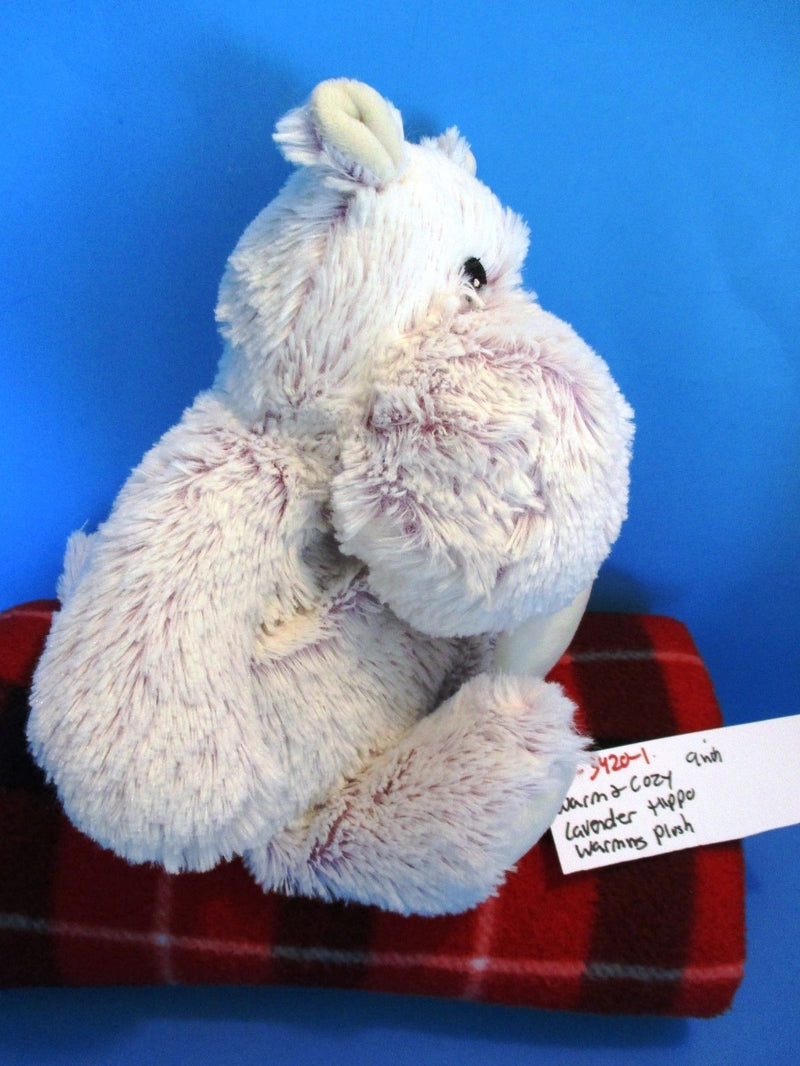 Warmies Warm and Cozy Lavender Warming Hippo Plush