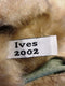 Trade Secret Beige Teddy Bear Ives 2002 Plush