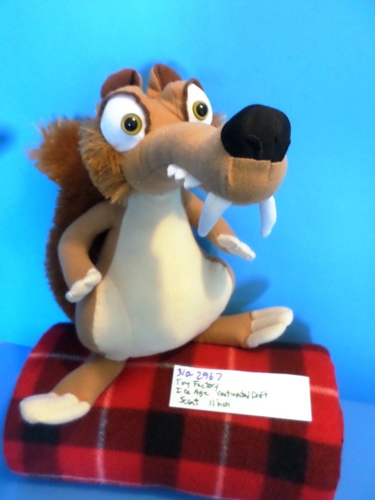 Toy Factory Ice Age Continental Drift Scrat the Squirrel Plush