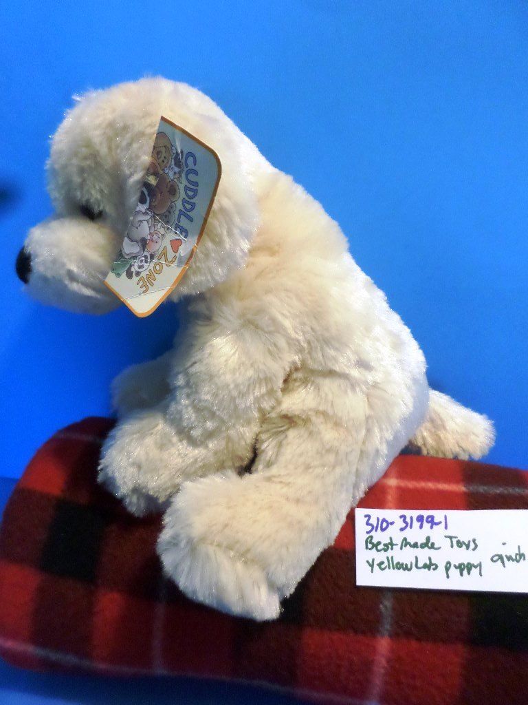 Best Made Toys Cuddle Zone Yellow Lab Labrador Retriever Puppy Dog Beanbag Plush