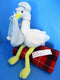 Aurora Baby Special Delivery Stork With Teddy Bear Boy Beanbag Plush