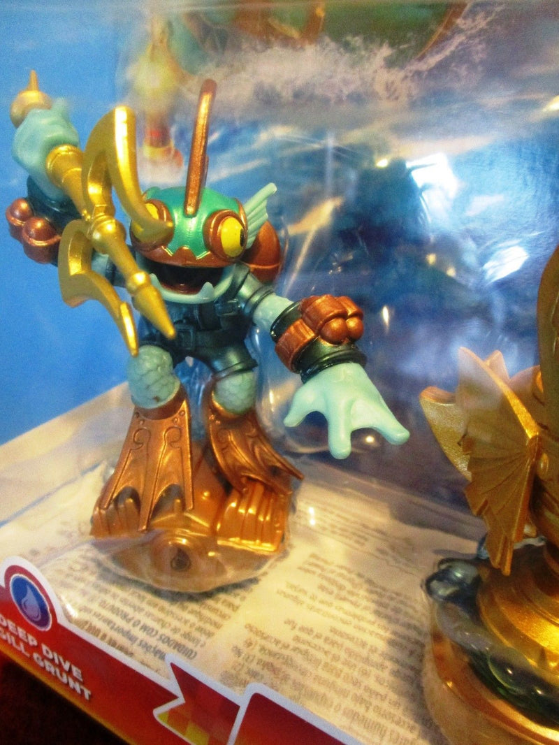 Activision Skylanders Superchargers Deep Dive Gill Grunt Reef Ripper Sea Trophy Figures