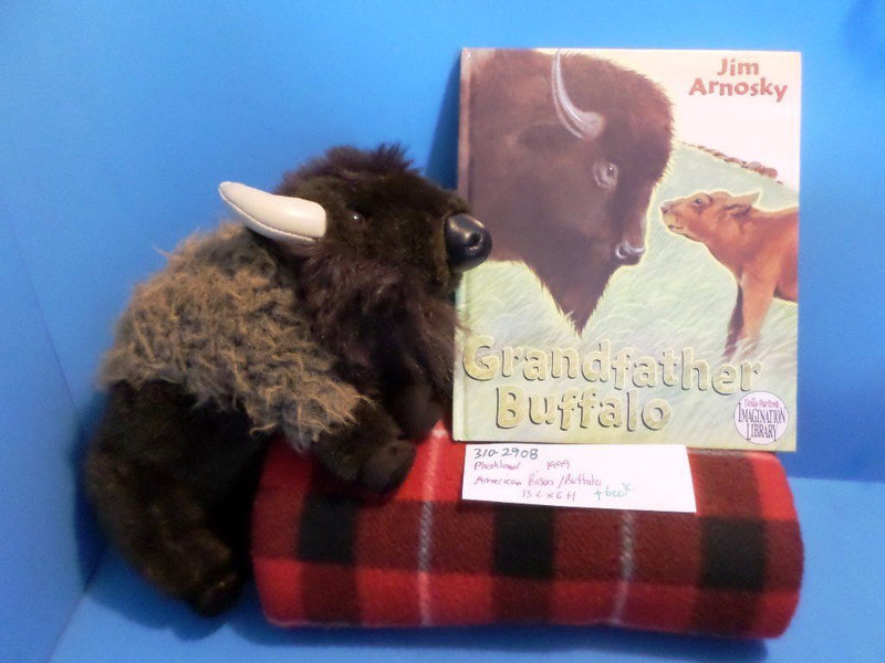 Plushland American Bison Buffalo 1999 Plush and Book