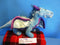 Aurora Legendary Friends Blue and Purple Roaring Dragon Plush
