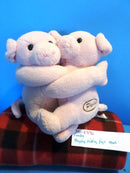 Fiesta Pals Hugging Oinking Pink Pigs Beanbag Plush