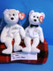 Ty Beanie Babies Mr. and Mrs. Bear 2001 Beanbag Plushes