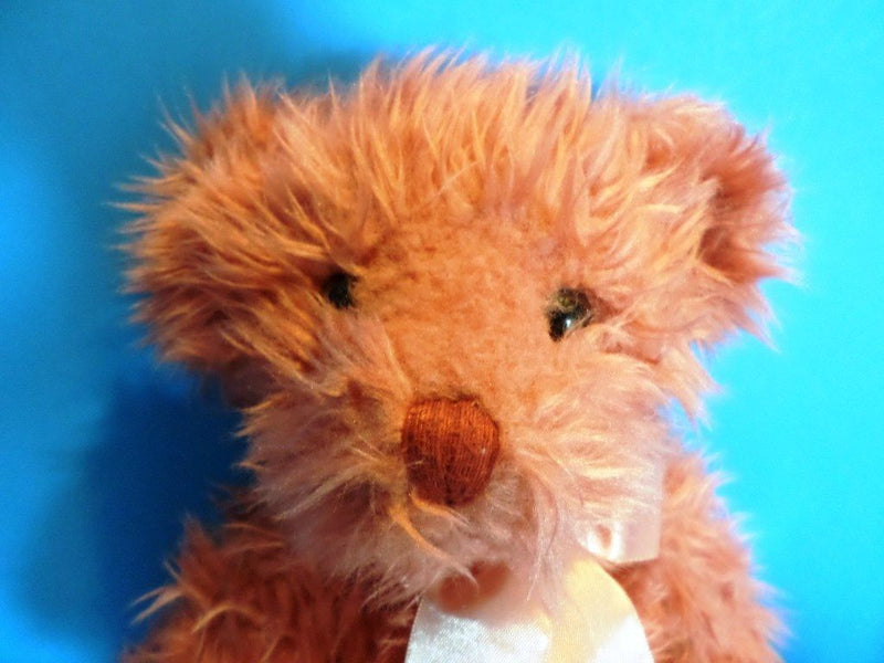 Russ Marmalade Pink Mauve Teddy Bear Beanbag Plush