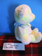 Russ Boo Bears Pastel Rainbow Teddy Bear Rattle Plush