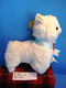 Yes Anime White Llama Alpaca With Red Heart Plush