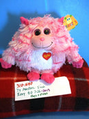 Ty Monstaz Roxy Pink Striped Talking Monster 2013 Beanbag Plush