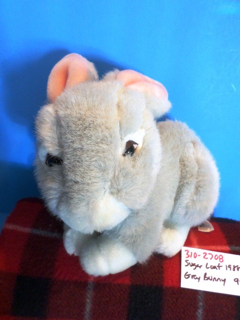 Sugar Loaf Grey Bunny Rabbit 1988 Plush