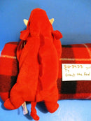 Ty Beanie Babies Grunt the Red Razorback Hog 1995 Beanbag Plush