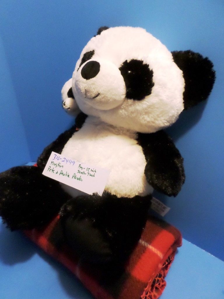 Hugfun Mom and Baby Pete and Paulie Panda Bears Plush – Hurricane Jack ...