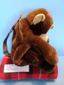 JStuff Brown Monkey Backpack Plush