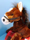 Hugfun Brown and White Horse Pony With Saddle Plush