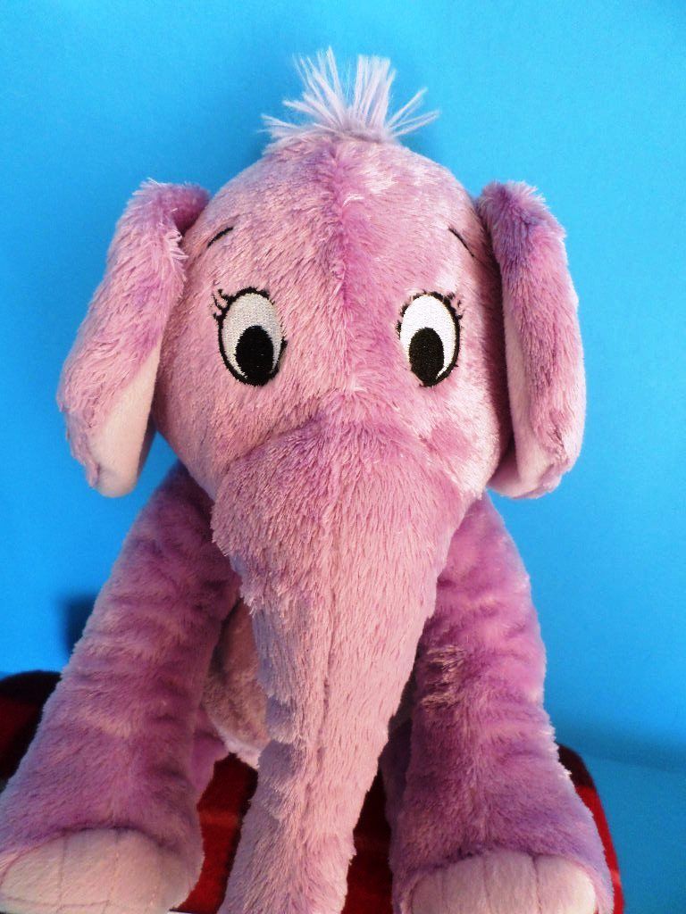 Kohl's Cares Dr. Seuss The Nose Book Purple Elephant 2014 Plush