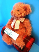 Russ Marmalade Pink Mauve Teddy Bear Beanbag Plush