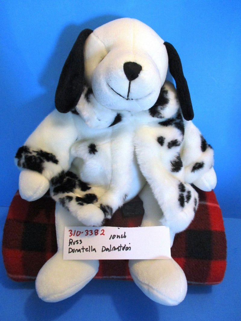 Russ Donatella Dalmatian Fur Coat Beanbag Plush