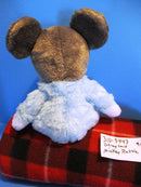 Disney Parks Baby Mickey Mouse Blue Rattle Plush
