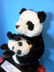 Gund Lana Panda and Cub Beanbag Plush