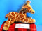 A&A Flopsies Giraffe Beanbag Plush