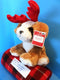 Dan Dee Collectors Choice Saint Bernard With Red Antlers Plush