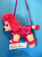 Poochie and Co. Poodle Pink Sequins Plush Bag Purse