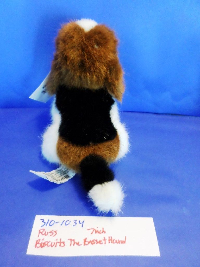 Russ Biscuits Basset Hound Plush
