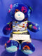 Build-A-Bear Blue Peace Sign Bear in Shirt and Jeans Plush
