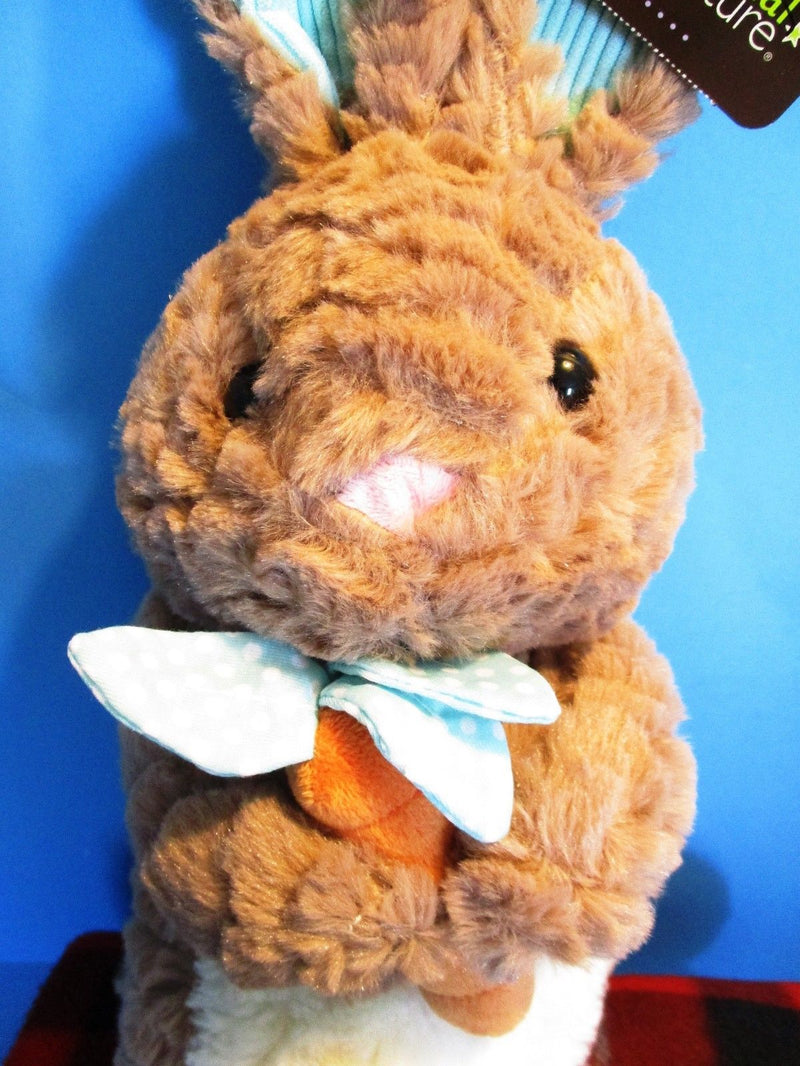 Animal Adventure Brown and Beige Bunny Rabbit With Carrot 2018 Plush